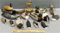 Miniature Duck Decoys Sportsman Lot Collection