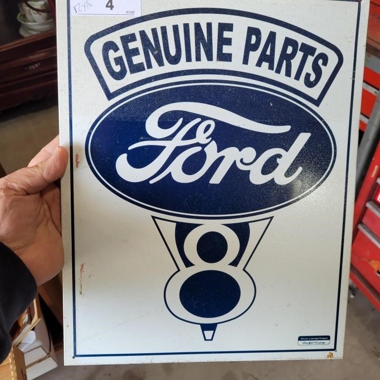 12"X16" FORD - METAL SIGN