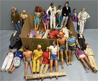 Dolls & Action Figures Lot incl Mattel