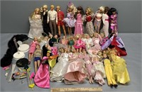 Barbie Dolls; Stands & Accessories Lot
