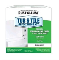 White  Rust-Oleum Gloss Tub & Tile Refinishing