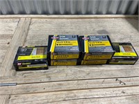 Lot of four trim screws and two box nails