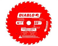 DIABLO 6-1/2in. x 32-Teeth Carbide Saw Blade