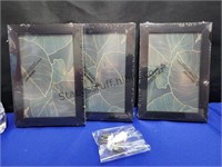 3 Picture Frames 4x6