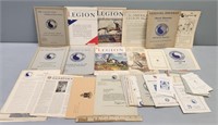 American Legion Programs; Magazines & Paper Lot