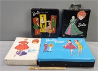 .Barbie Doll Cases Lot Collection