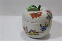 An Apple Ceramic Trinket Box