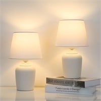 Set of 2, Bedside Nightstand Lamps