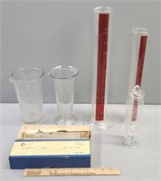 Scientific Glass Lot incl Pyrex