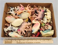 Celluloid Animals Toys Lot Collection