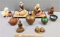 Asian Vases; Figures & Objects d'Art