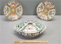 Chinese Rose Medallion Porcelain Lot