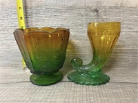 (2) Pieces of Vintage Glassware