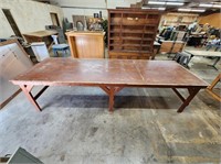 LARGE WOODEN WORK TABLE
