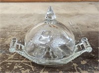 JEANNETTE GLASS BALTIMORE PEAR CLEAR ROUND ...