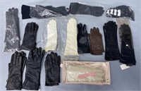 Vintage Leather Gloves Fashion Couture