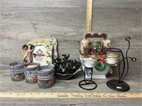 Miscellaneous Candles, Holders & More Lot