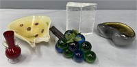 Art Glass, Lucite etc. Lot Collection