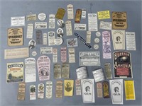 Paper Lithograph Advertising Labels