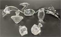 Animal Figural Glass & Crystal Lot Colelction