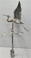 Copper Heron Bird Weathervane