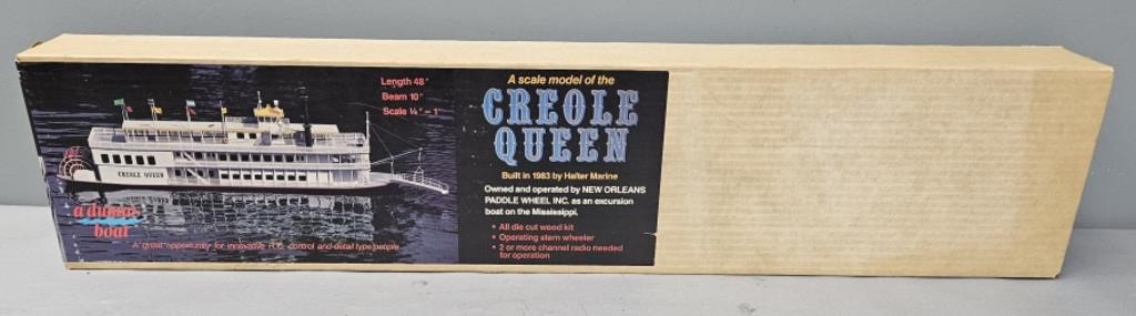 A Scale Model Of Creole Queen Boat