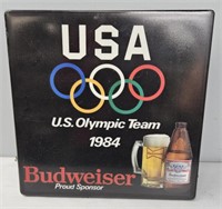 Light Up Budweiser Sign Advertising Olympics