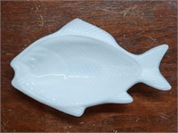 VINTAGE MILK GLASS FISH