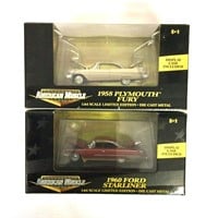 Lot of 2 American Muscle 1:64 Scale Die-Cast Cars