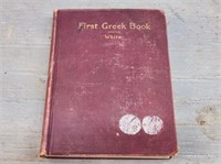 FIRST GREEK BOOK BY JOHN WILLIAMS WHITE