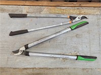 (2) PAIR OF PRUNING/ LOPPING SHEARS