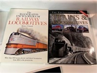 RAILROAD - TRAIN BOOKS BOX LOT
