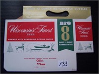 Wisconsin\'s Finest Beer 8 Pack Cardboard Holder