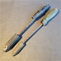 Soldering Coppers (Irons) -2 w/Rough Handles
