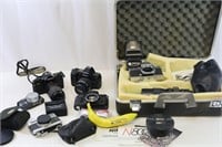 Nikon, Canon, Minotta, Lumix Cameras & Access.
