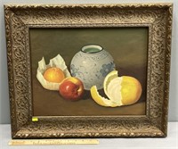 Table Setting Still Life Oil Painting on Canvas