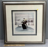 P. Buckley Moss Signed Etching 8/99