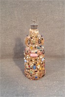 Vintage Folk Art Memory Bottle