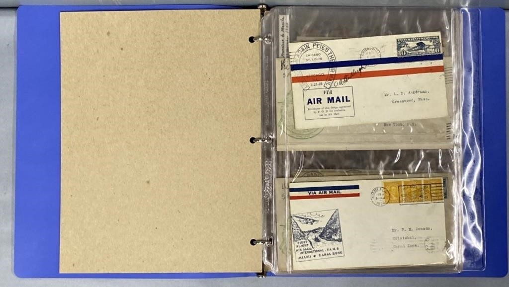 1920s-1930s Postage Envelopes 1 Binder