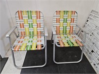 2 Lawn & Patio Aluminum Chairs