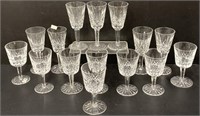 Waterford Cut Glass Stemware Lot Collection