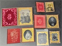 Ambrotype Photographs Lot Collection