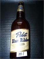 Set of 2 Pabst Blue Ribbon Beer Bottles