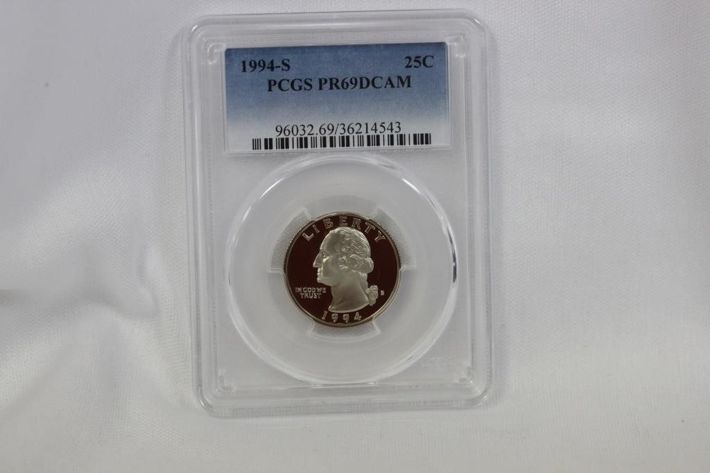 A PCGS Graded 1994-S Quarter