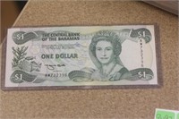 The Central Bank of the Bahamas $1.00 Note