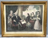 “Washington Family” H. Schile Print