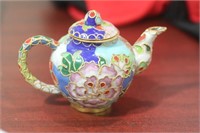 A Vintage Chinese Small Cloisonne Teapot