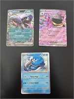 Pokemon Cards Arbok Ex, Dondozo, Banette Ex