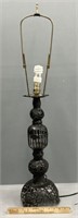 Chinese Cast Metal Table Lamp