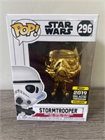 POP! Star Wars Gold Chrome Stormtrooper Galactic